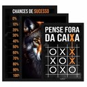 Ver imagem 3 de Kit3 Quadro Decorativo Frase Motivacional Escritório Sucesso Qualidade Premium 28x20cm