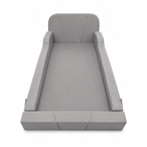 Cama Montessoriana Infantil Premium Segurança e Conforto:Cinza