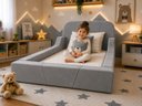 Ver imagem 4 de Cama Montessoriana Infantil Premium Segurança e Conforto:Cinza