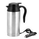 Ver imagem 1 de Garrafa Termica Eletrica 600ml Inox 12v Portatil para Carro Viagem Barco Cafe Cha e Bebidas Quentes