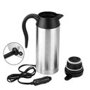 Ver imagem 6 de Garrafa Termica Eletrica 600ml Inox 12v Portatil para Carro Viagem Barco Cafe Cha e Bebidas Quentes