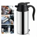 Ver imagem 2 de Garrafa Termica Eletrica 600ml Inox 12v Portatil para Carro Viagem Barco Cafe Cha e Bebidas Quentes