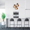 Ver imagem 3 de Luminaria Pendente Tripla Circus 15 E27 Mdf Cr Desmontada:branco