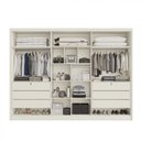 Ver imagem 2 de Guarda Roupa Madri 6 Portas 6 Gavetas 100 MDF 4 Portas Reflectas - Mademarcs