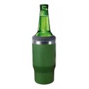 Ver imagem 2 de Copo Porta Cerveja Garrafa Latinha Térmico Inox 420ml Verde
