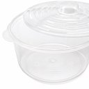 Ver imagem 5 de Panela Cacarola para Micro-Ondas Plastico Polipropileno 2,6L com Tampa Pipoqueira Vazada Multiuso