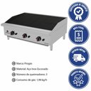 Ver imagem 2 de Chapa Char Broiler Progás Profissional Pro-90 Cb a Gás Bancada 90cm P44601