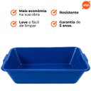 Ver imagem 5 de Kit 10 Caixas de Massa 40 Litros Azul Afort