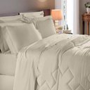 Ver imagem 1 de Jogo de Cama King 350 Fios Fibra de Bambu - Buettner Linho