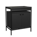 Ver imagem 1 de Balcão Módulo Fogão Industrial de Cozinha 80x54cm Preto