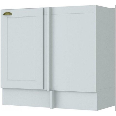 Balcão C361 Canto Reto Com 1 Porta Henn Branco