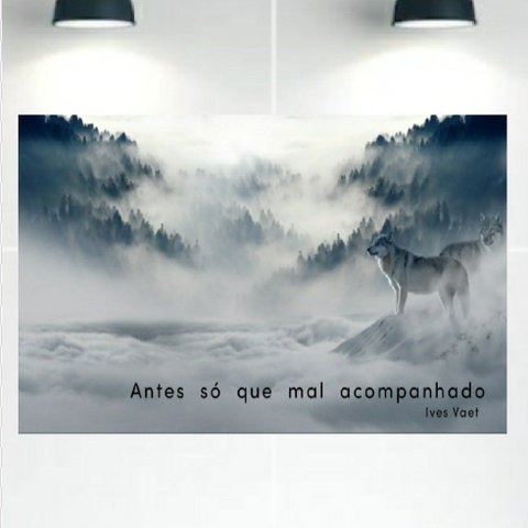 Quadro Decorativo Tela Canvas Paisagens Ref:qbpa40 Lojall 60 X 40 Cm Borda Infinita