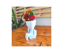 Ver imagem 1 de Vaso Decorativo Bob, Mexendo no Celular no Banheiro Sanitário