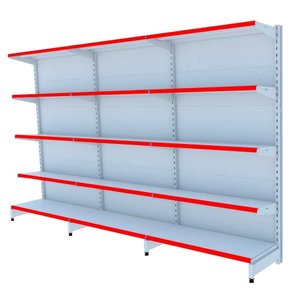 Gondola Parede 170 Amapa Flex Kit 3 Metros Branco PE Vm - Amapá