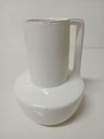 Ver imagem 6 de Vaso Shape Decorativo Cachepô Enfeite 26x19x19cm Cerâmica Branco