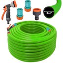 Ver imagem 1 de Mangueira Jardim 50m Metros + Esguicho Hidropistola + Engate Rápido 3/4" e 5/8" + Bico P/ Engate Ráp