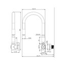 Ver imagem 4 de Torneira Cozinha Parede Hydramotion Preta - Hydra