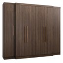 Ver imagem 2 de Guarda-Roupa Casal 6 Portas 6 Gavetas Imperial Marrom/Capuccino