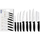 Ver imagem 4 de Jogo de Facas Tramontina Plenus 8 Peças com Lâminas em Aço Inox e Cabos de Polipropileno Preto