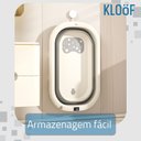 Ver imagem 4 de Banheira de Bebê Dobrável Pequena Vesi 28 L - Cinza