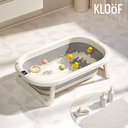 Ver imagem 2 de Banheira de Bebê Dobrável Pequena Vesi 28 L - Cinza