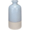 Ver imagem 1 de Vaso Decorativo Enfeite Casa Aparador Garrafa Home&co Cerâmica 20x10x10cm Cinza
