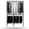 Arara de parede - 1,60m Smart black - 1