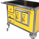 Ver imagem 6 de Fogao a Lenha GII N 1 Sec Xviii Premium Amarelo Sd