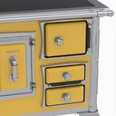 Ver imagem 3 de Fogao a Lenha GII N 1 Sec Xviii Premium Amarelo Sd