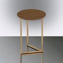 Ver imagem 1 de Mesa de Canto Decorativa Redonda Luxo Jade Lançamento