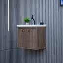 Ver imagem 4 de Gabinete Armário para Banheiro 50cm Mdf com Cuba - Siena Munique