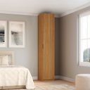 Ver imagem 1 de Guarda Roupa Modular 1 Porta com Prateleiras/cabideiros 45 Cm Altezza Clean Belmax:freijó