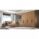 Ver imagem 2 de Guarda Roupa Casal Rizon 100% MDF 6 Portas 6 Gavetas Novo Horizonte Cumaru