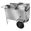 Ver imagem 1 de Carrinho de Milho Verde Luxo L24p com Toldo e com Rodas Pneumaticas Inox - Cefaz