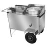 Carrinho de Milho Verde Luxo L24p com Toldo e com Rodas Pneumaticas Inox - Cefaz - 1