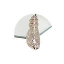 Ver imagem 2 de KIT LAVABO BANHEIRO LUXO VIDRO 3 PEÇAS: ESPELHO PRATA
