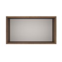 Ver imagem 2 de Armário Aéreo 60 Cm 1 Porta Basculante Rustic/Branco Veludo