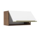 Ver mais imagens de Armário Aéreo 60 Cm 1 Porta Basculante Rustic/Branco Veludo