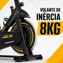 Ver imagem 2 de Bicicleta Ergometrica Vertical Ahead Sports Roda Inercia 8kg Spinning Musculação Halter 120kg