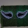 Letreiro Placa Neon Led - Asas de Anjo (par) Hutz - 3