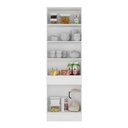 Ver imagem 4 de Paneleiro 2 Portas 62cm com Rodapé Veneza Multimóveis V2121 Branco/dourado
