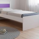 Ver imagem 5 de Cama Solteiro Prisma Branco com Lilás - Jea Móveis