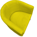 Ver imagem 3 de Kit 05 Poltronas Paola Sued Amarelo - D'Classe Decor