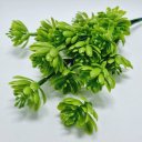Ver imagem 3 de Kit 4 Planta Artificial Broto Suculenta Flor Arranjo 30cm