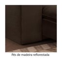 Ver imagem 3 de Sofá Retrátil E Reclinável Orion 2,30m 04 Lugares Txr Marrom
