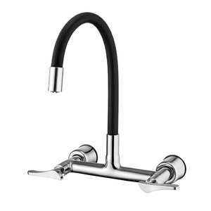 Misturador Cozinha Parede Lorenzetti Flex Cromado e Black B27