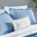 Ver imagem 4 de Kit Cobre Leito Colcha Clean Solteiro Dupla Face - Azul