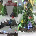 Ver imagem 4 de Cenário Natalino Musical LED Patinação Movimento Bivolt 21Cm