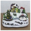 Ver imagem 1 de Cenário Natalino Musical LED Patinação Movimento Bivolt 21Cm