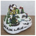 Ver imagem 3 de Cenário Natalino Musical LED Patinação Movimento Bivolt 21Cm